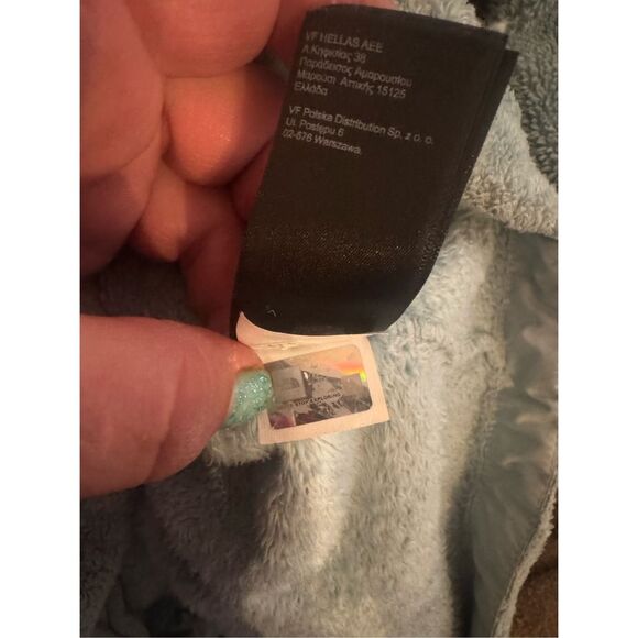 Tnf- north face /northface sea mint green osito fleece Jacket/coat small - Picture 9 of 9